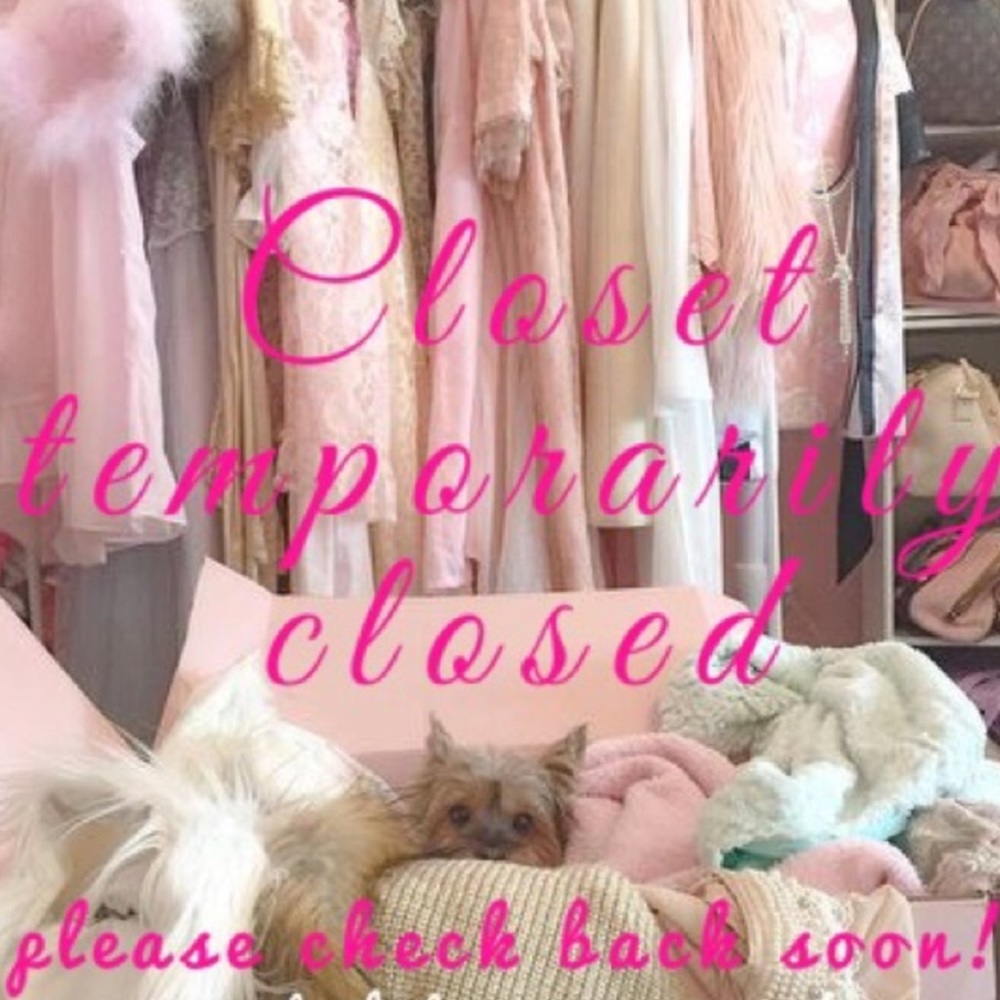 Closet on hiatus! Reopening 9/30
